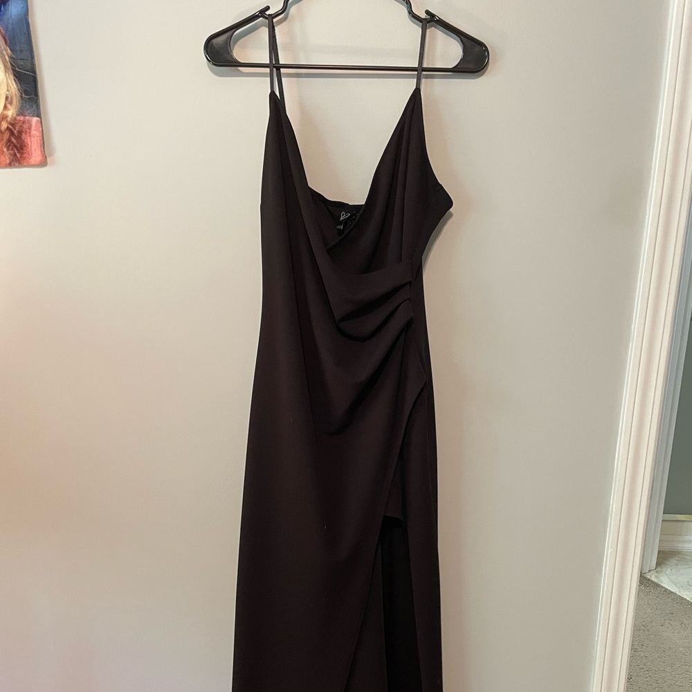 Black floor length gown